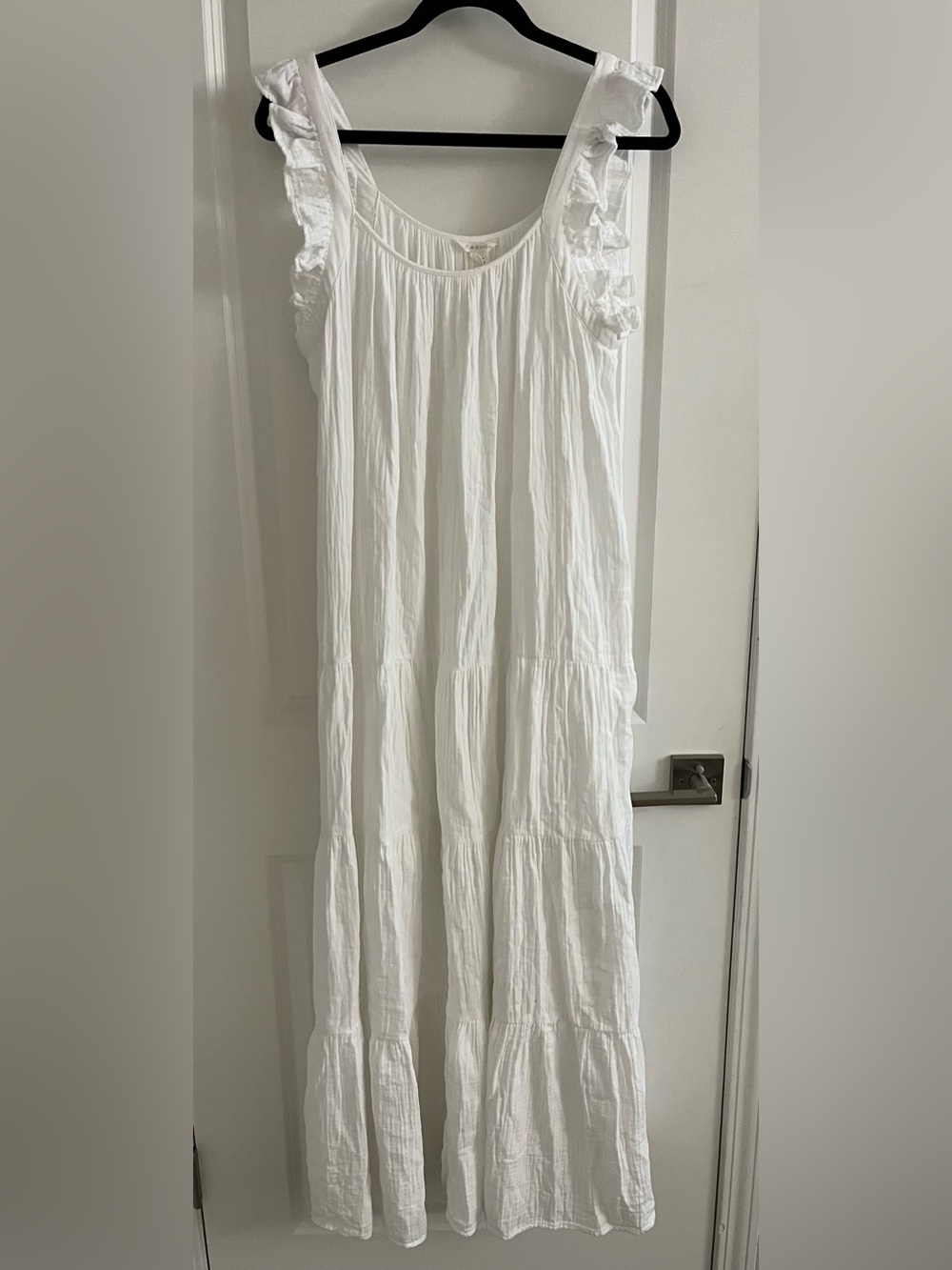 Caslon Ruffle Tiered Cotton Maxi Sundress